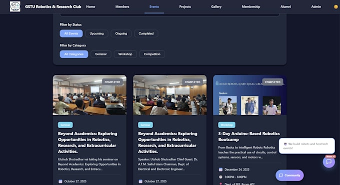 build a responsive full stack website within short time