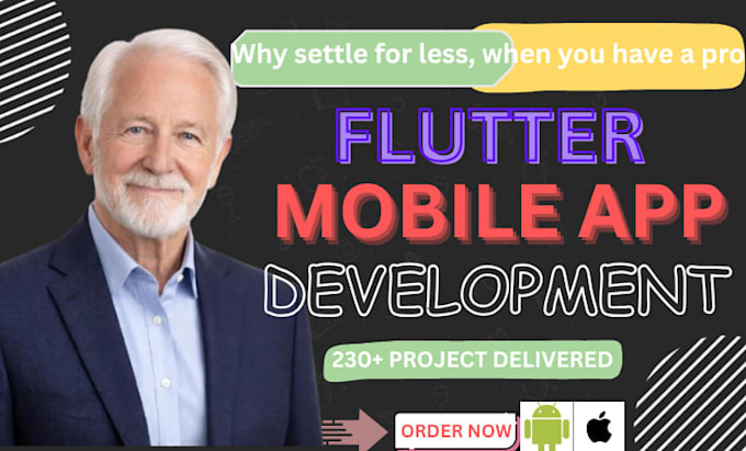 Do mobile app, ios, hybrid app developer flutter mobile app development ...