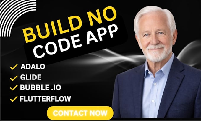 Build no code app on adalo, bubble, glide, flutterflow and mvp app ...
