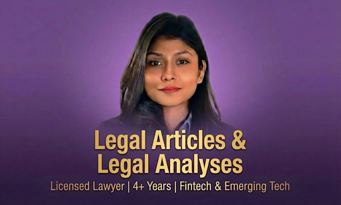 write legal blogs, case studies and research projects