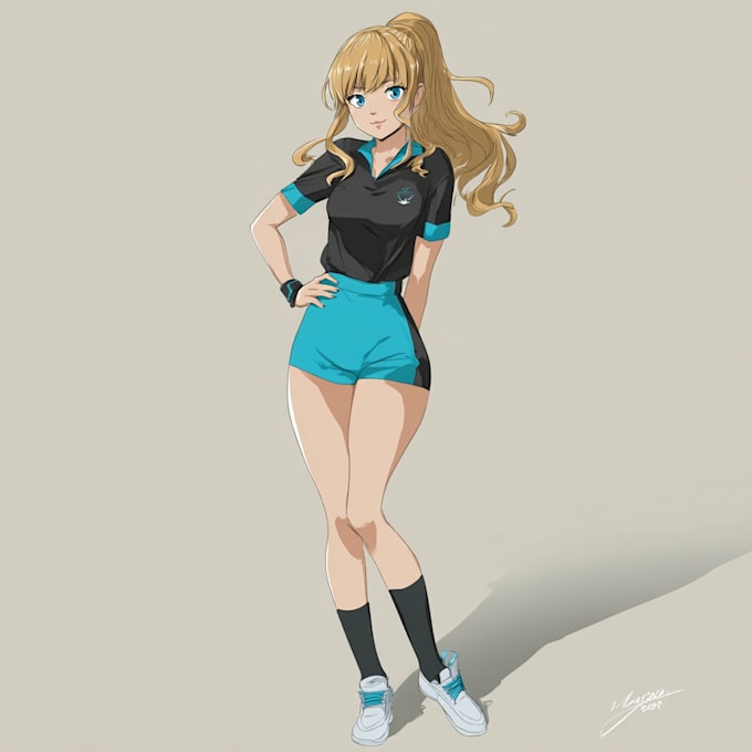 custom couple portrait one piece anime style