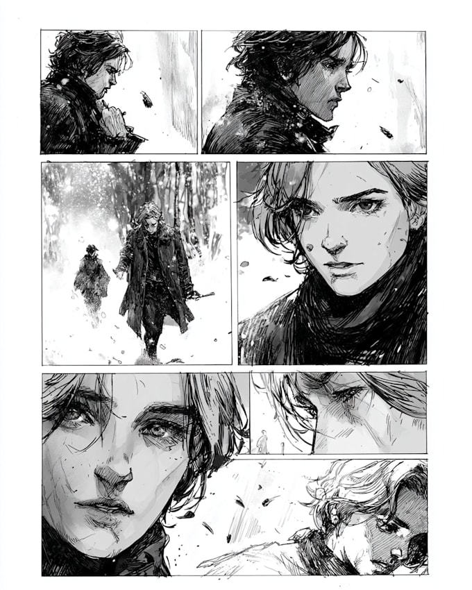 draw your comic book or webtoon cover