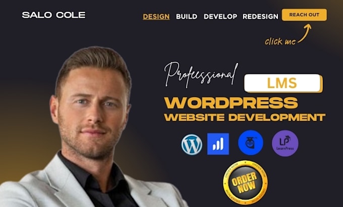 build wordpress lms website with learndash, buddyboss tutor lms pro masterstudy