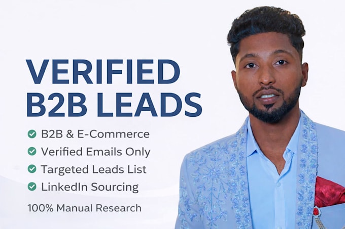 provide verified b2b leads with email validation