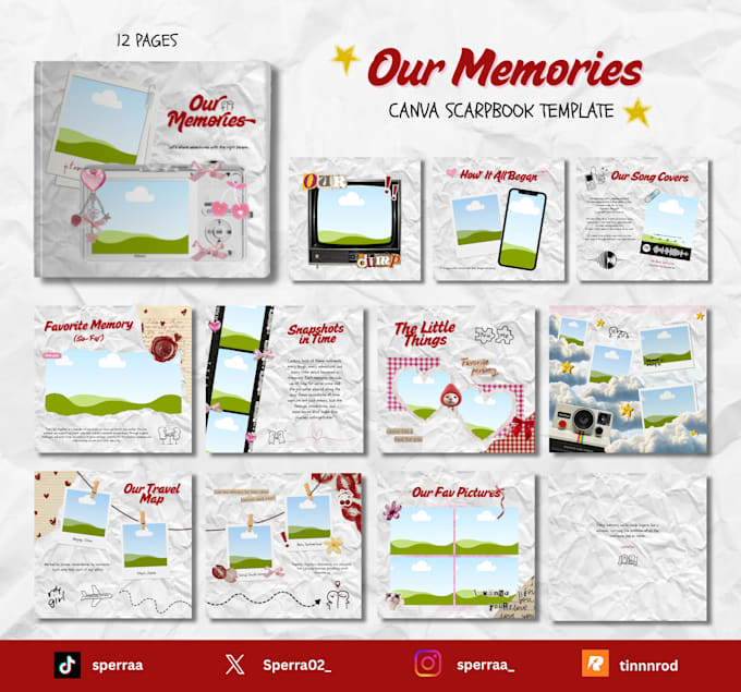 create our story digital scrapbook