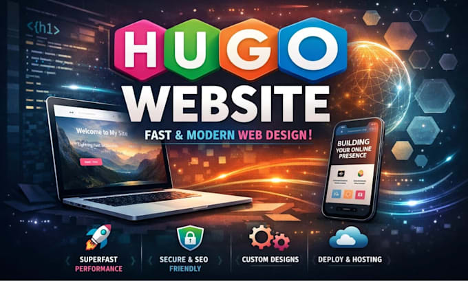 Build a fast hugo static website by Claradesign65 | Fiverr