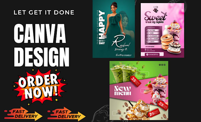 be your canva expert for flyers, banners, and social posts