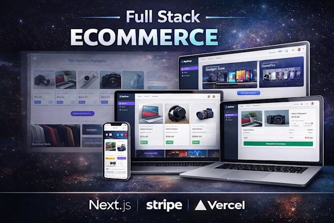 build a full stack ecommerce website with nextjs stripe and admin dashboard