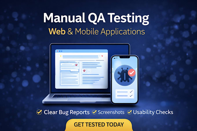 Do manual qa testing for your website or app by Marat_ava | Fiverr