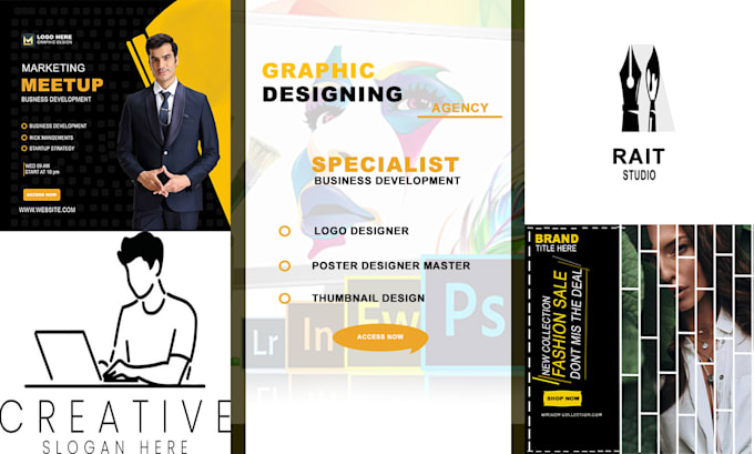 design professional logo posters