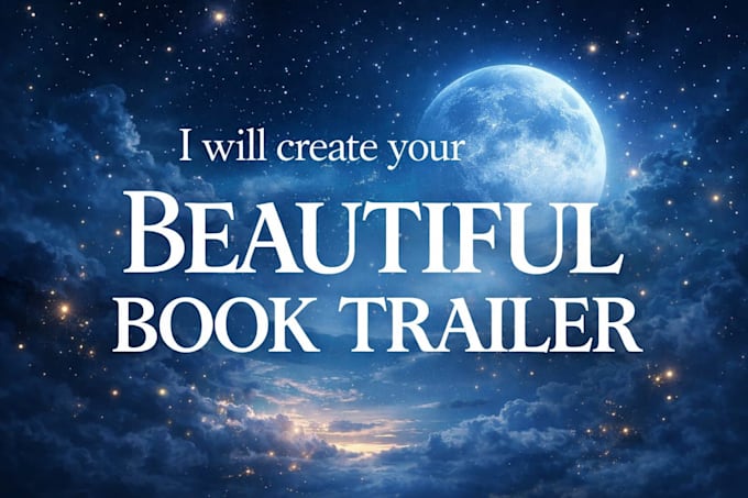 create a  cinematic book trailer