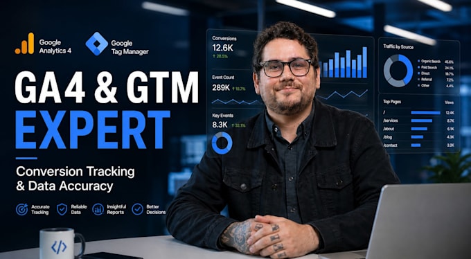 set up ga4 and google tag manager conversion tracking