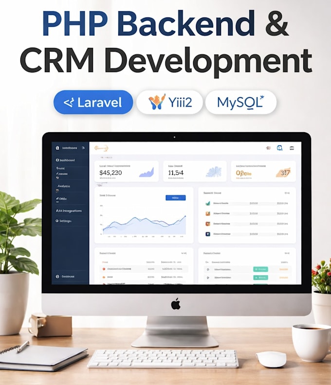 build a PHP backend, API, or CRM with laravel and yii2