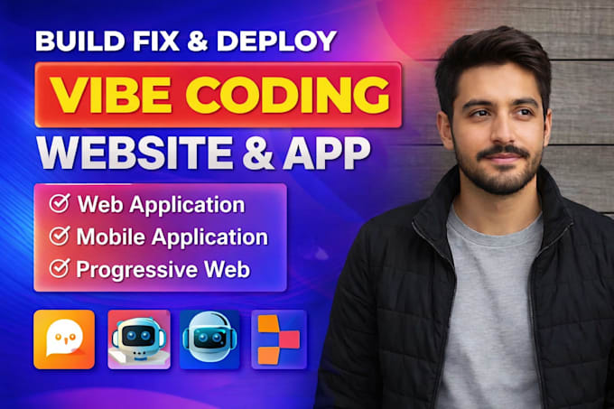 fix vibe code on replit, lovable, develop website or app, cursor ai,