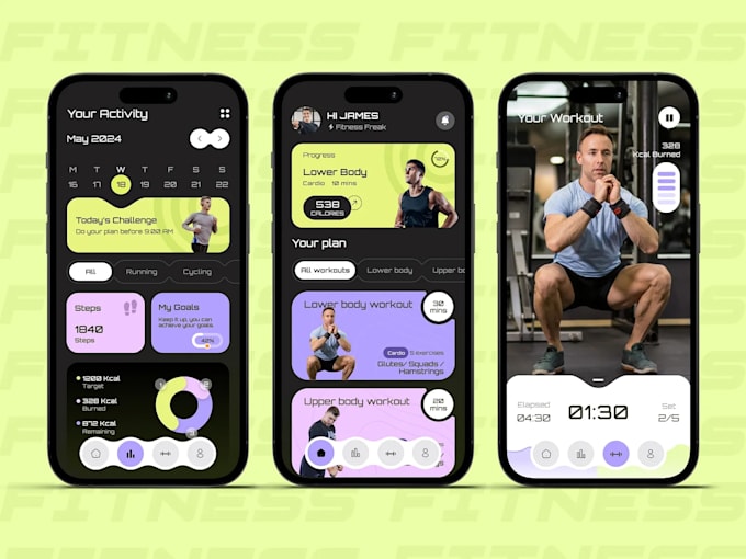 build workout fitness app gym exercise app using flutter