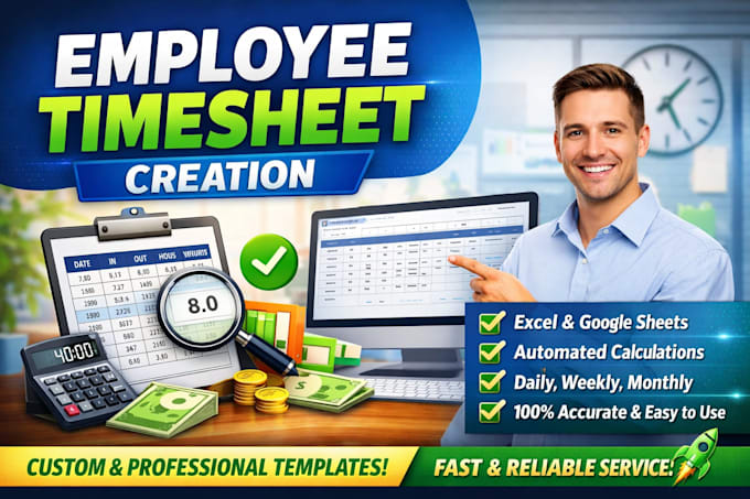 create employee timesheets, attendance tracker, timesheet, hr management