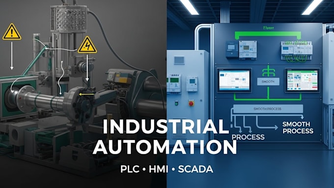 design and program industrial automation using plc and hmi