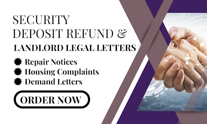 write a security deposit refund demand letter that gets results