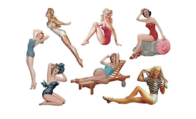 create pinup girls and cartoon illustration