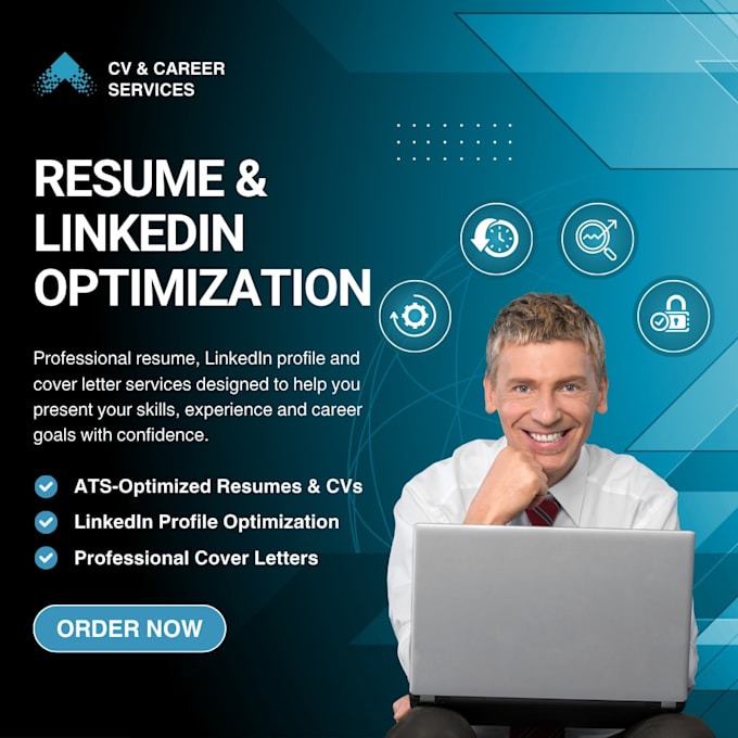 write an ats optimized resume, linkedin profile and cover letter