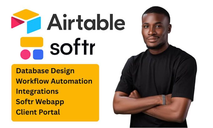 be a airtable expert, airtable database, softr expert, client portal