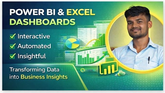 create excel dashboard, kpis specialist automated reports