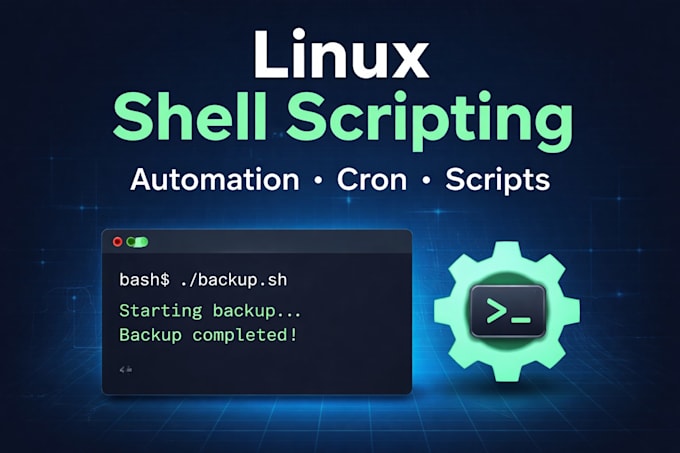 write linux shell scripts for automation and tasks