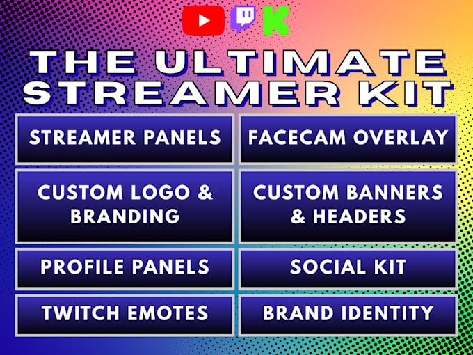 create a complete streamer branding package