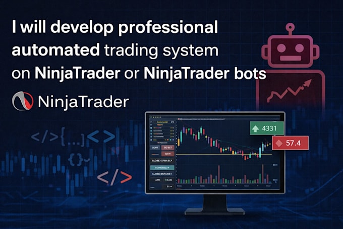 develop professional automated trading system on ninjatrader or ninjatrader bots