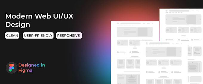Design modern ui ux design in figma for web or mobile app by Soringone ...