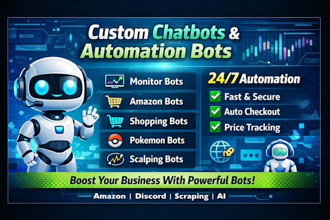 do monitor bot, pokemon bot, web bot, shopping bot, amazon bot, scalping bot