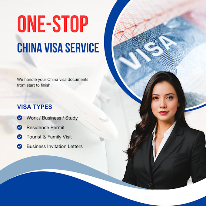 provide one stop china visa document preparation and application support