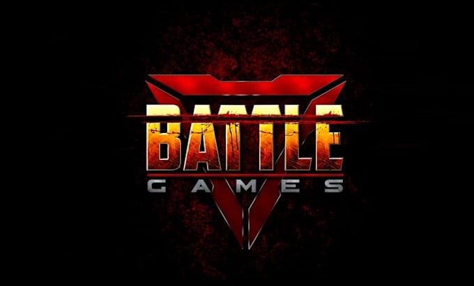 create monogram glamorous epic logo that battle games