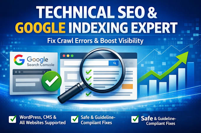 Audit and fix google search console, indexing, technical seo and schema ...
