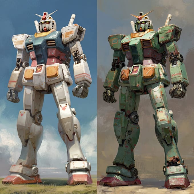 high quality robot, mecha concepts