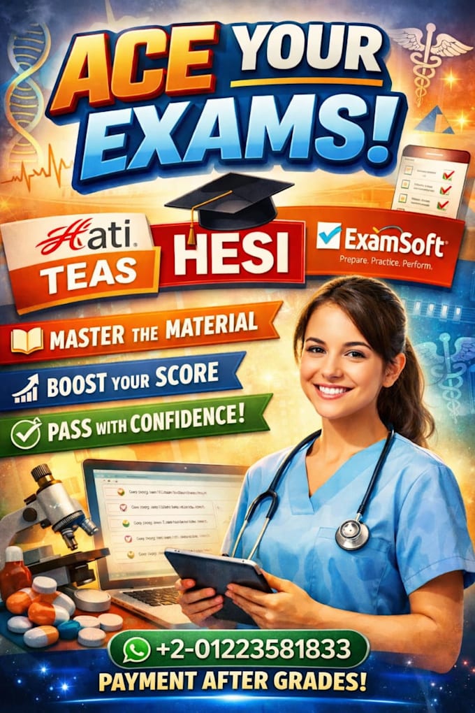 provide professionally support for ati teas and hesi