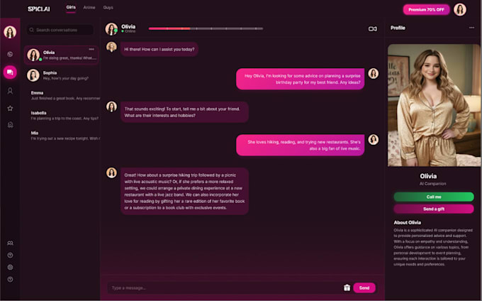 Develop ai companion with 3d metahuman avatar, ai boyfriend app, ai ...