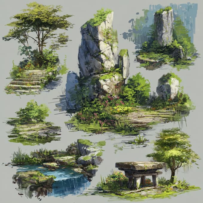 environment concept art landscape design