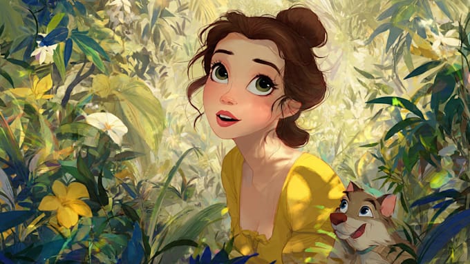 do disney cartoon portrait