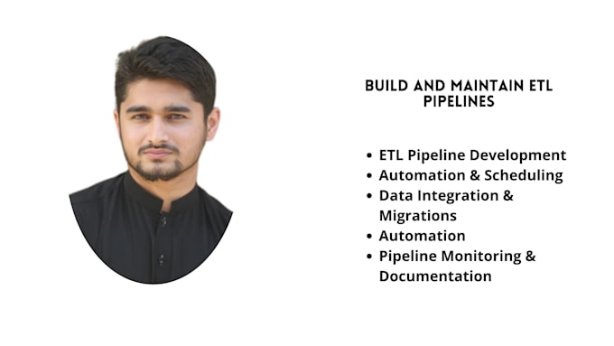 build and maintain etl pipelines