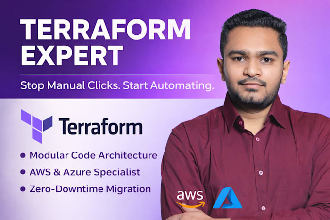 write terraform code to automate your cloud infrastructure