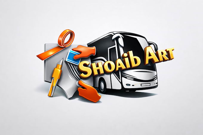 design a professional logo in coreldraw with 3d mockup