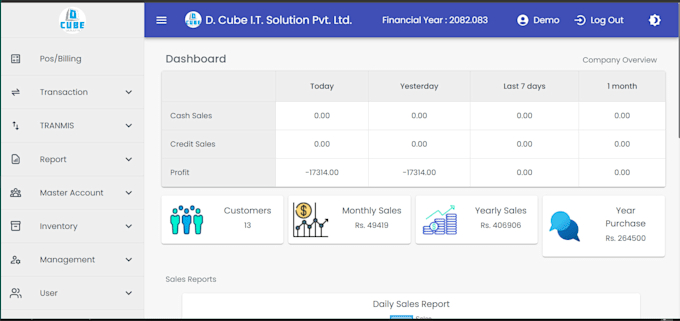 develop a custom pos retail system
