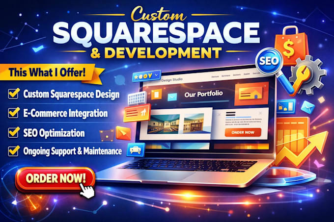 build squarespace website development and redesign bigcommerce website design