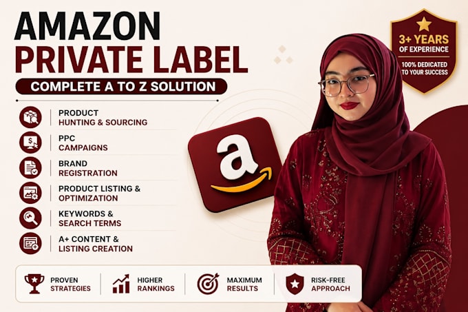 be your amazon virtual assistant, private label, wholesale va