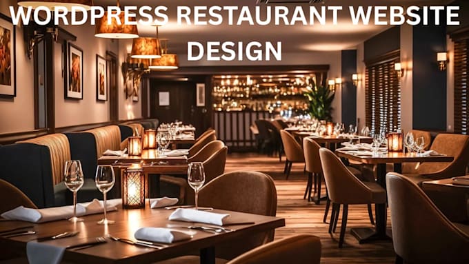 build a modern restaurant wordpress website with menu and table booking