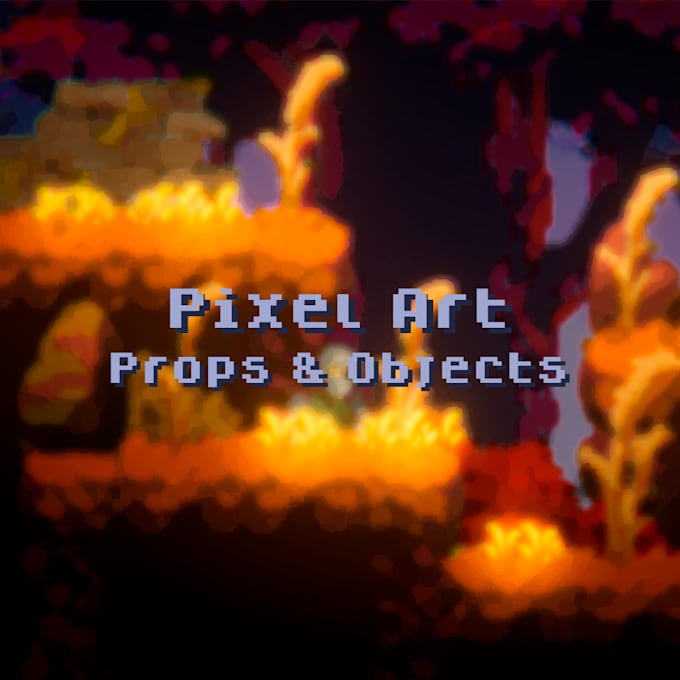 create pixel art props and objects for your game