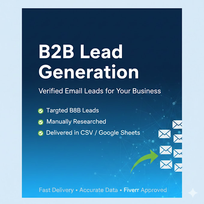b2b lead generation with verified email leads