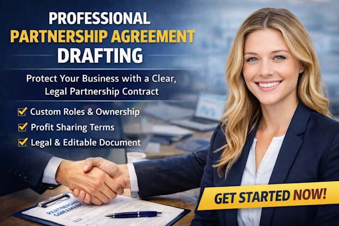 Draft a uk partnership agreement compliant with uk business law by ...