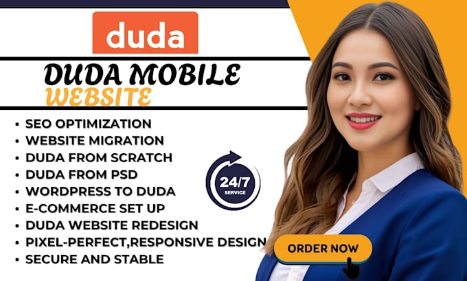 do duda website design redesign SEO business using website builder